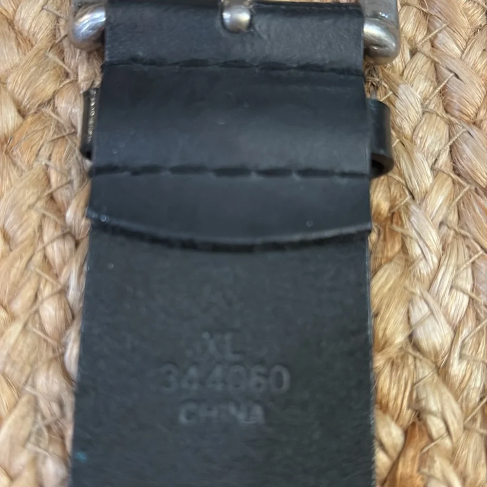 Nine West Y2K Black Triple Grommet Women’s Adjustable Belt - Size XL